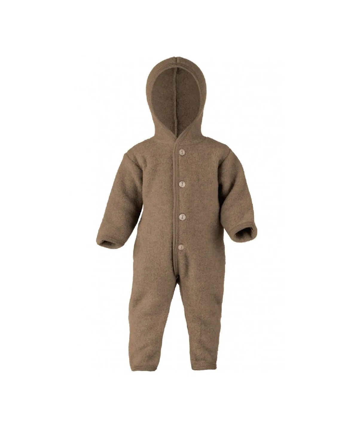 Engel Hooded Overall - Walnut Melange.