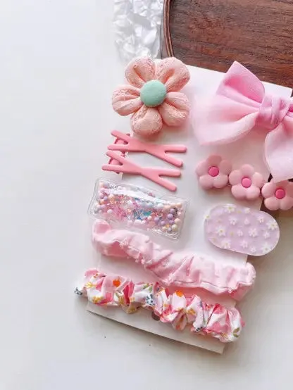 Flower Hair Accessories Bundle