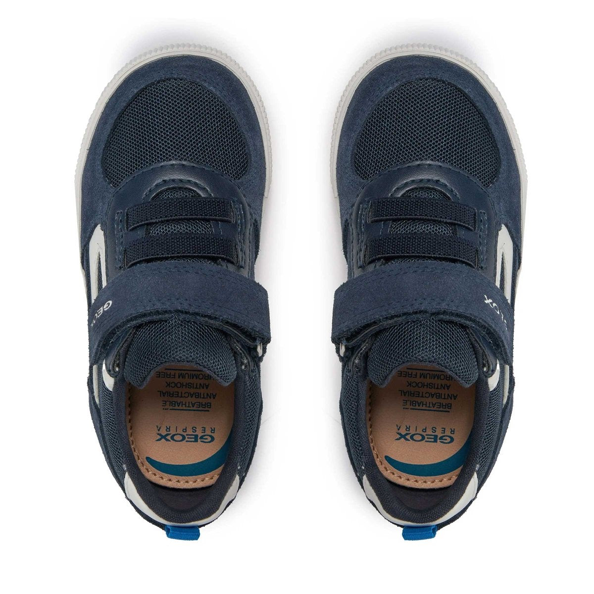 Geox Kilwi Navy/White Mesh Toddler Shoes (Sizes 22-27)