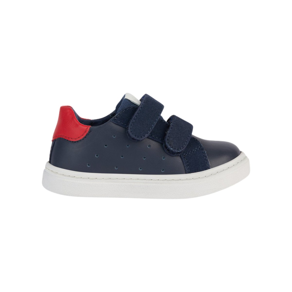 Geox Nashik Navy/Red Leather Toddler Shoes Sizes 24-27