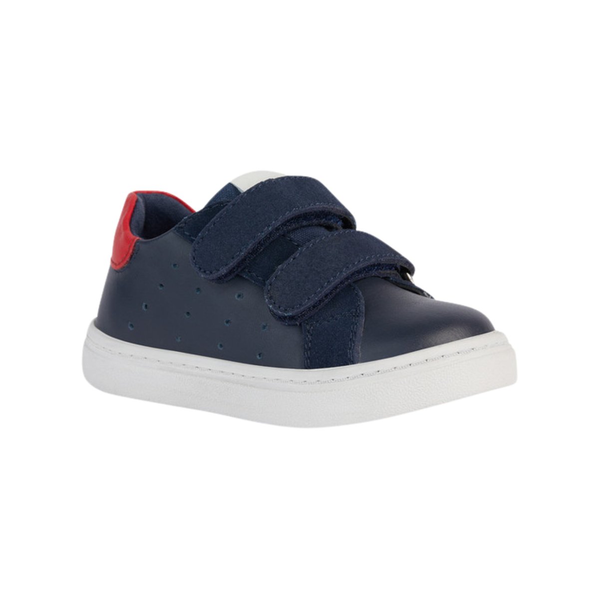 Geox Nashik Navy/Red Leather Toddler Shoes Sizes 24-27