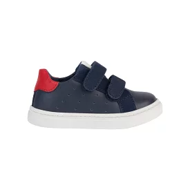 Geox Nashik Navy/Red Leather Toddler Shoes Sizes 24-27