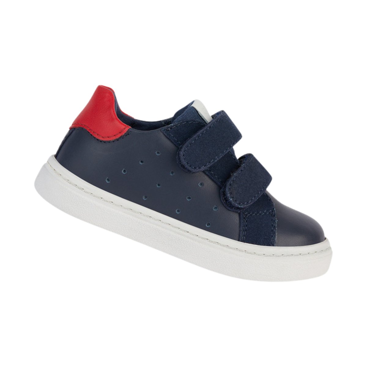 Geox Nashik Navy/Red Leather Toddler Shoes Sizes 24-27