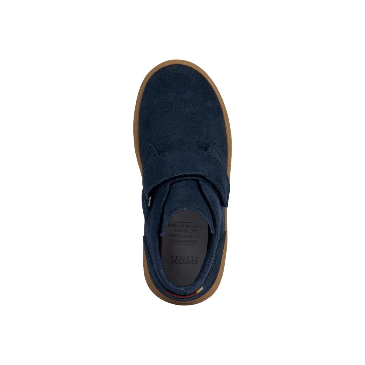 Geox Navy Suede Theleven Shoes, Sizes 28-35