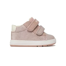 Geox Toddler's Light Rose/White Biglia Shoes (Sizes 21-26)