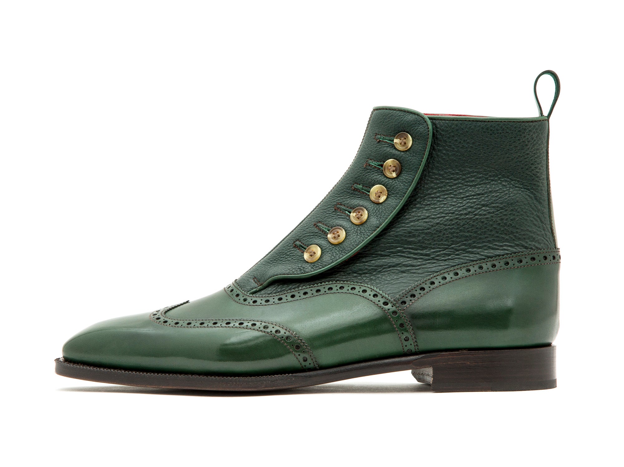 Grandview - MTO Forest Green Calf / Dark Green Soft Grain - MGF Last - Single Leather Sole | Shop Now