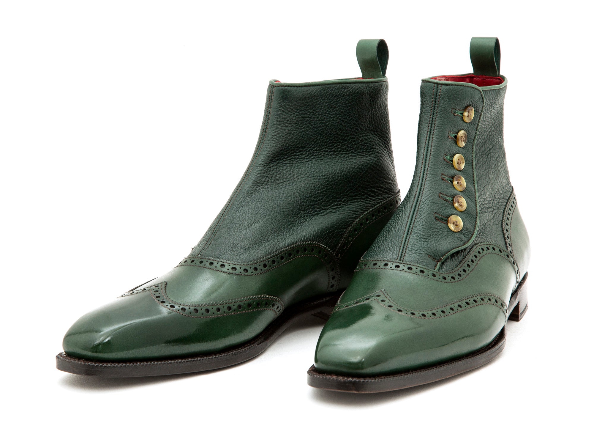 Grandview - MTO Forest Green Calf / Dark Green Soft Grain - MGF Last - Single Leather Sole | Shop Now