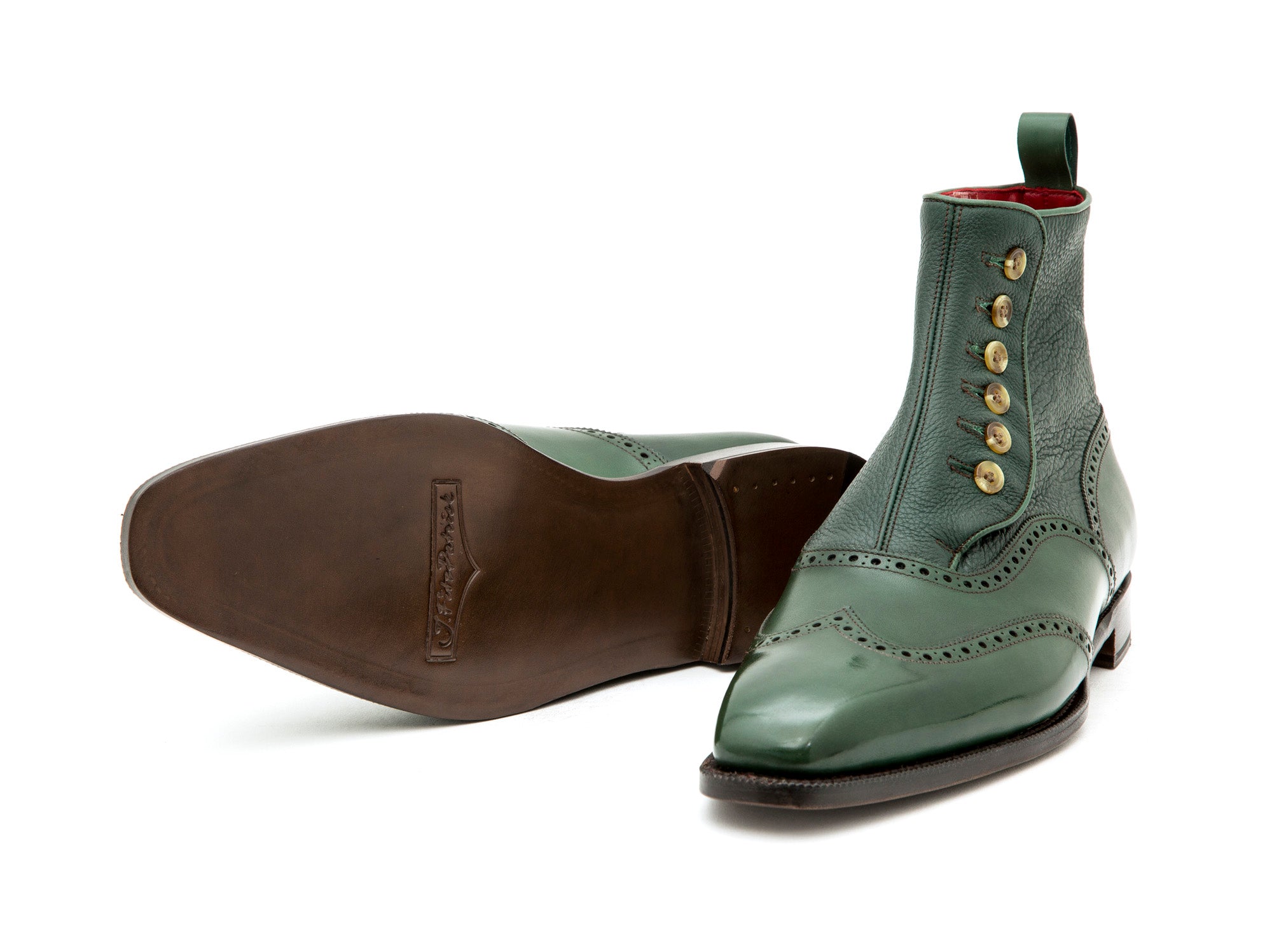 Grandview - MTO Forest Green Calf / Dark Green Soft Grain - MGF Last - Single Leather Sole | Shop Now