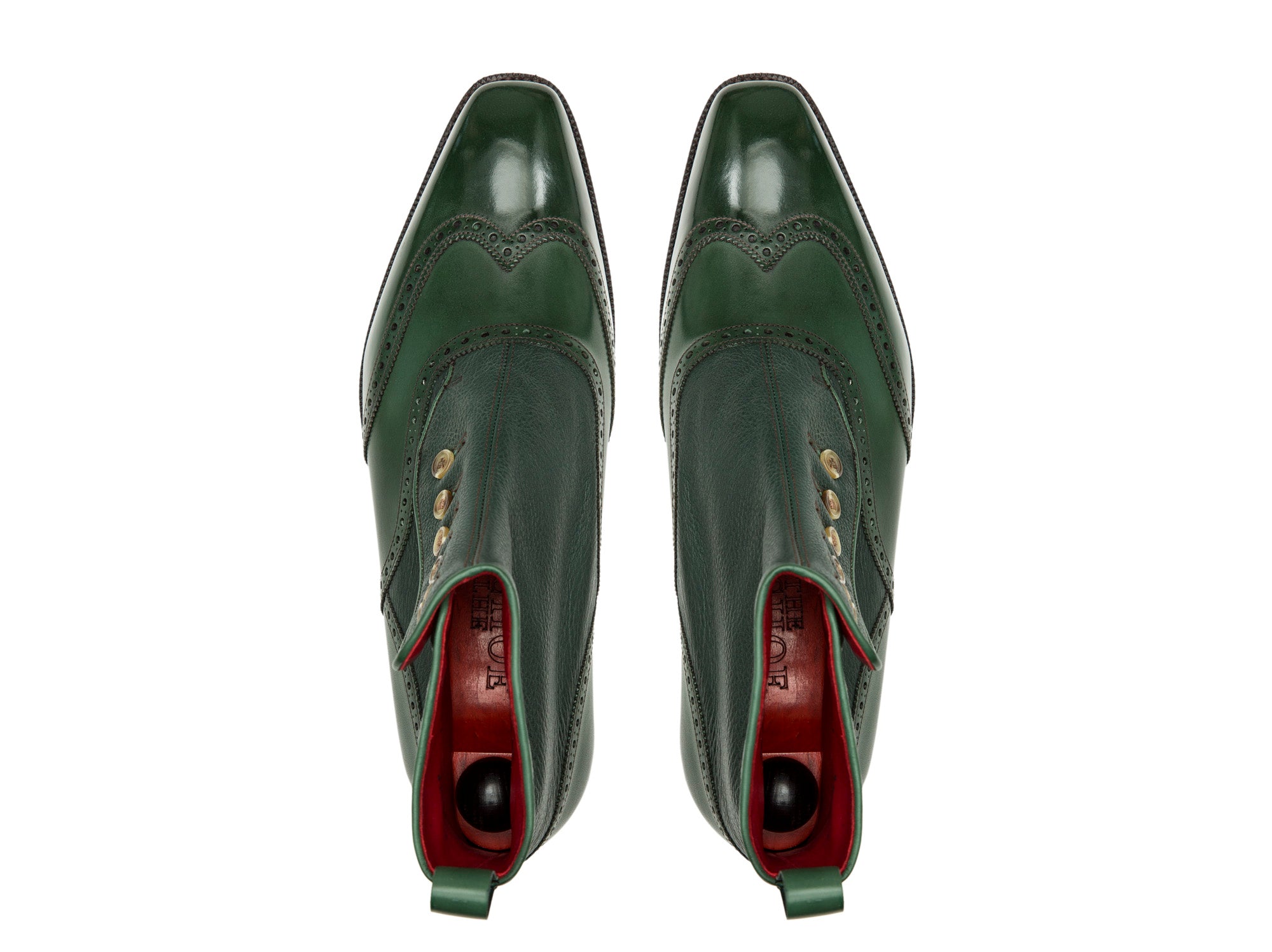 Grandview - MTO Forest Green Calf / Dark Green Soft Grain - MGF Last - Single Leather Sole | Shop Now