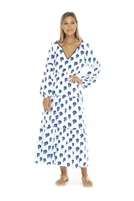 Indian floral print Lisbon maxi dress