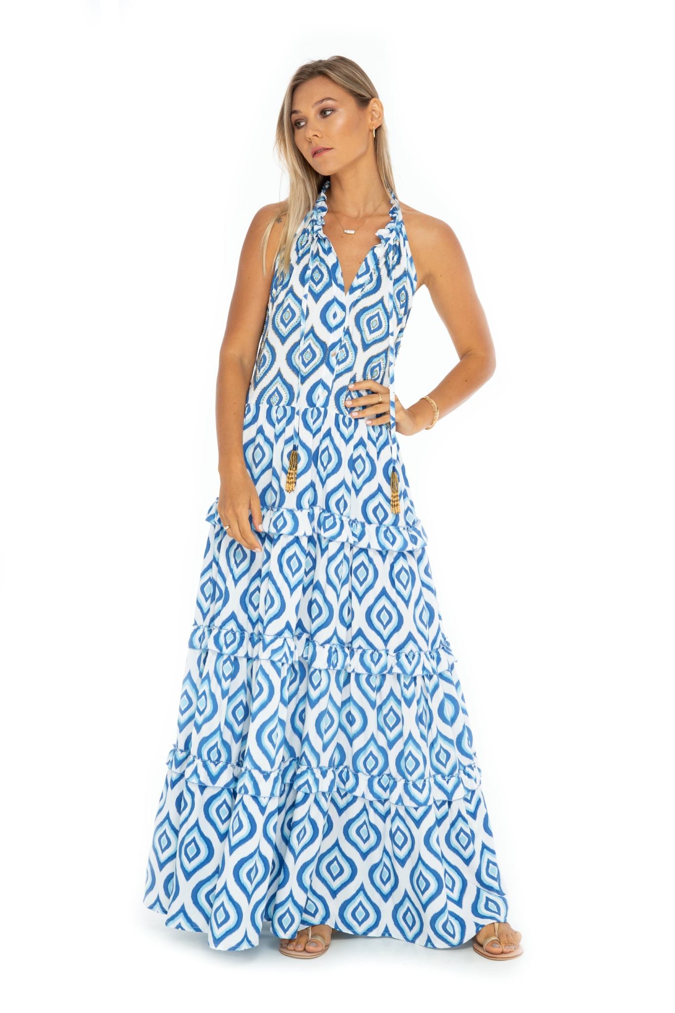 Java Celeste Maxi Dress