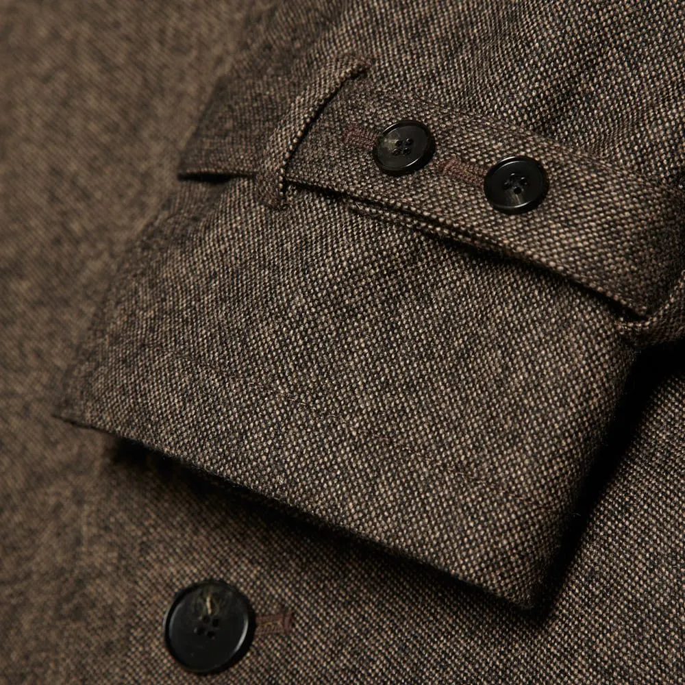 journal standard brown hooded coat