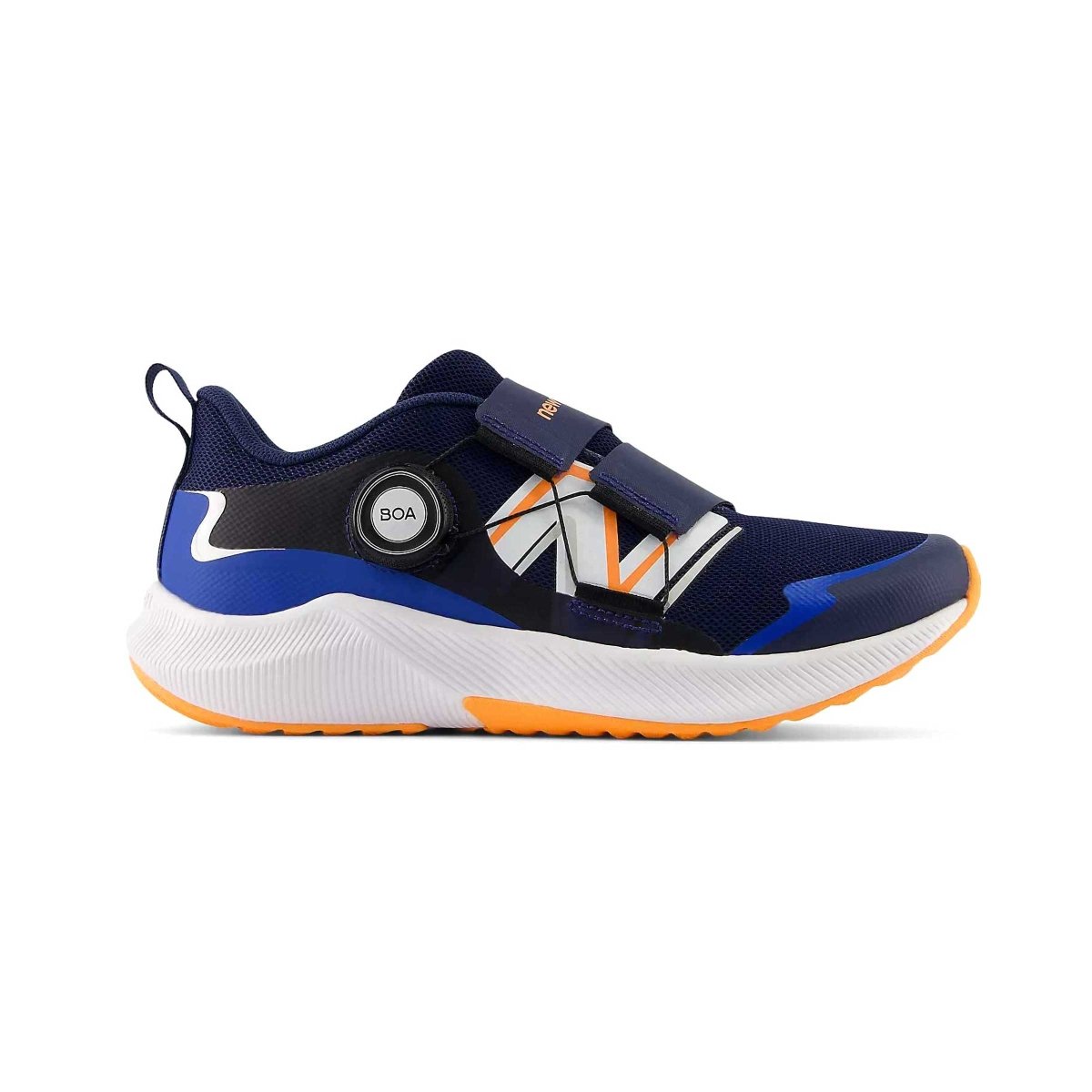 Kids' New Balance DynaSoft Reveal v4 BOA Navy/Mango Velcro Shoes