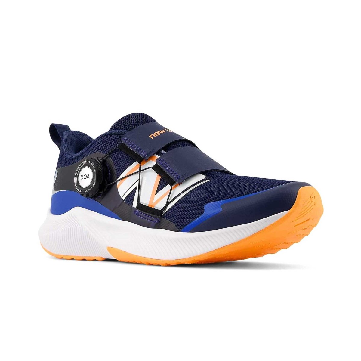 Kids' New Balance DynaSoft Reveal v4 BOA Navy/Mango Velcro Shoes