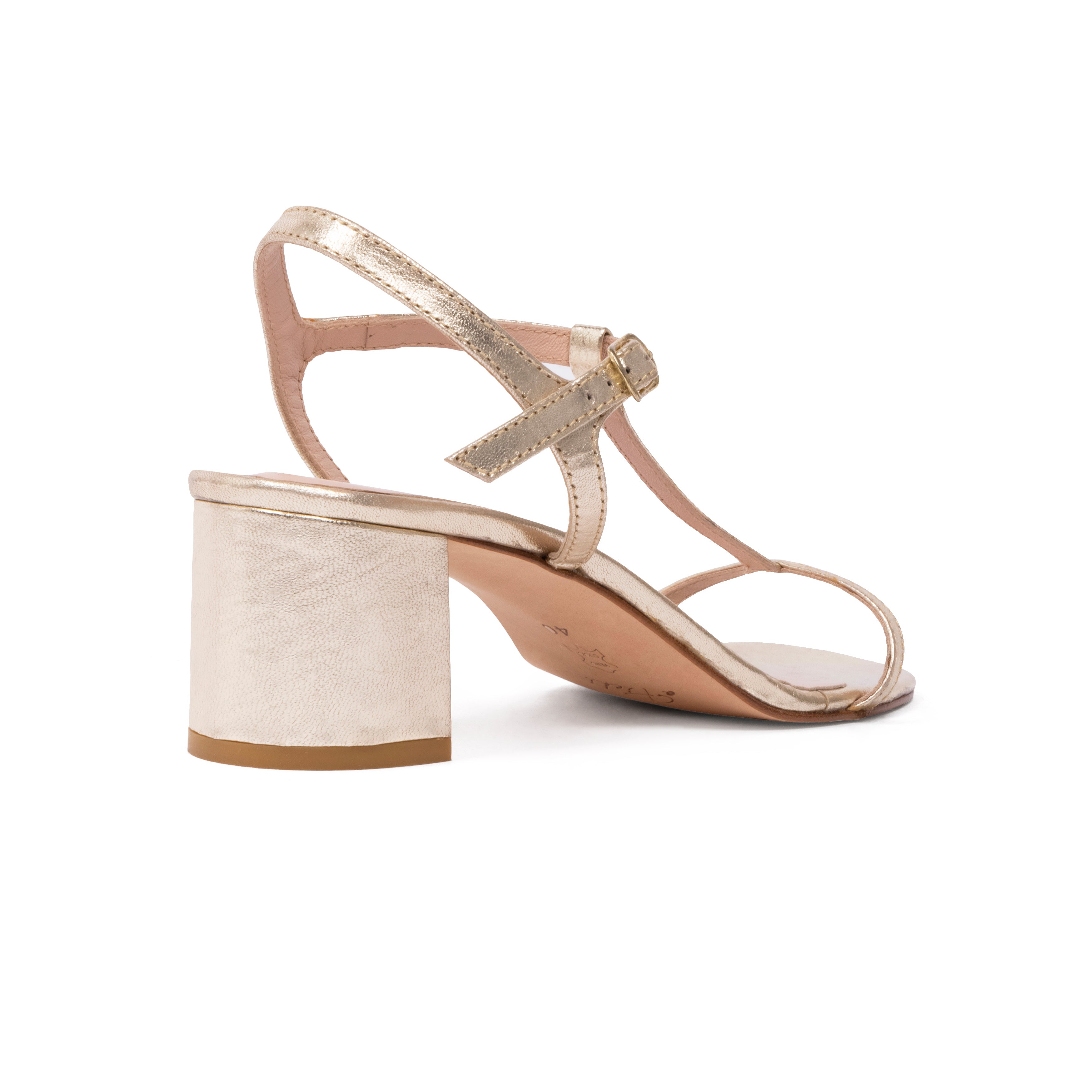 Lindsey Gold Heel - Shop Now!