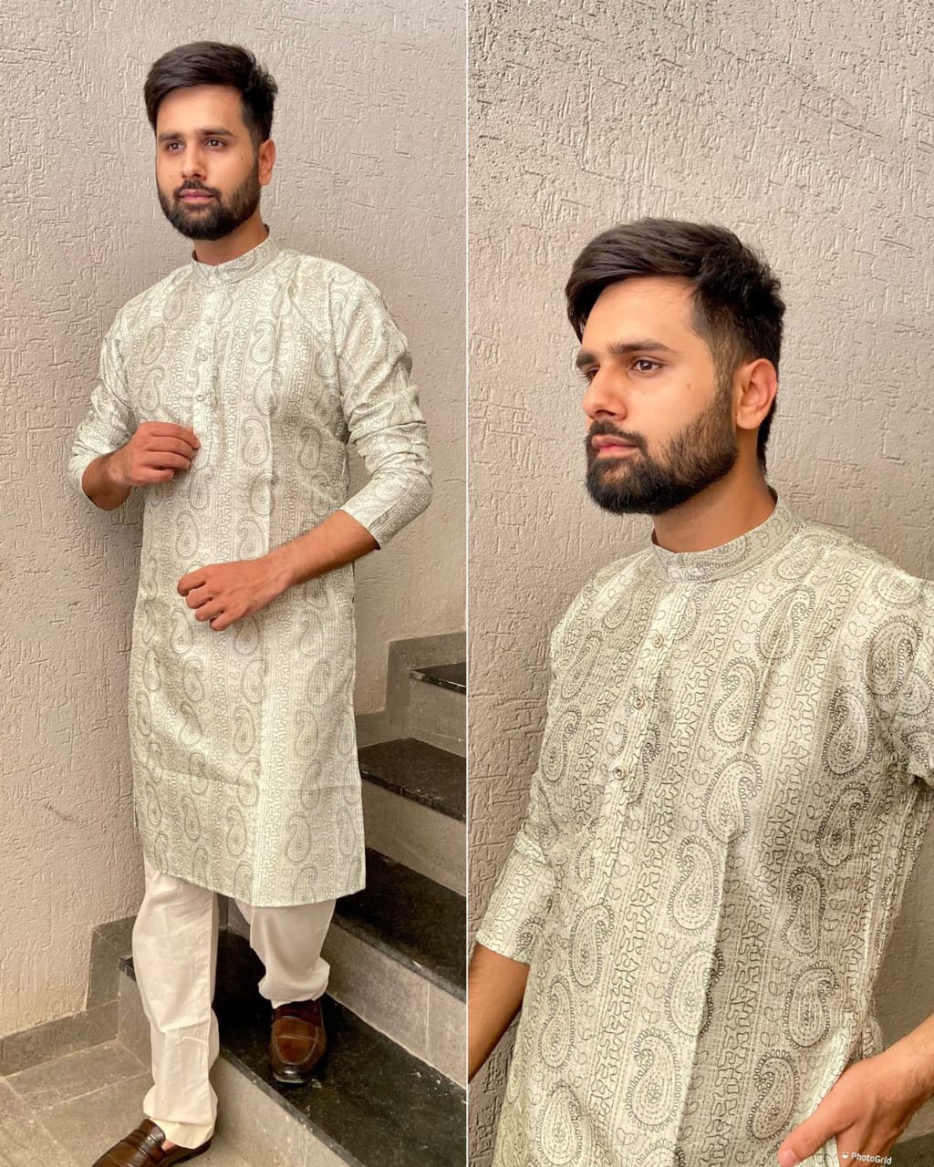 Men's Kurta Pyjama for Functions and Party Wear in Trendy Prints