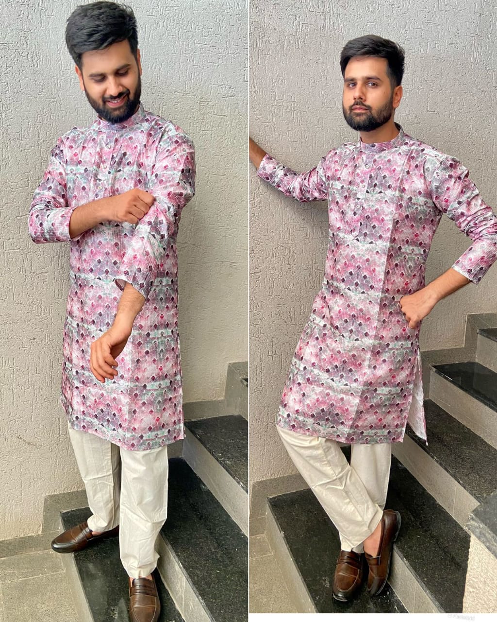 Men's Kurta Pyjama Functions Partywear Hit Prints FASH001KPD