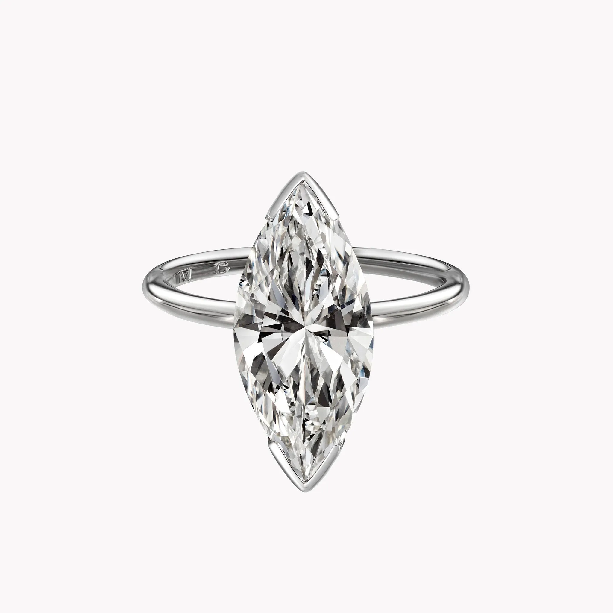 MG Marquise Solitaire Engagement Ring