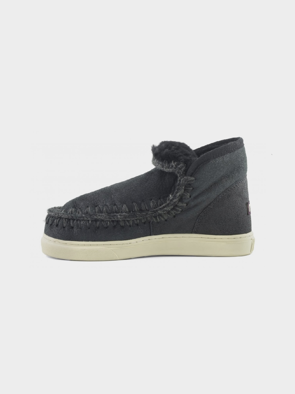 Mou Boots Eskimo Sneaker Cracked Black/Grey