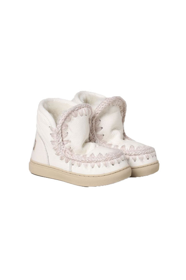 Mou Boots Eskimo Sneaker Kid Waxi White