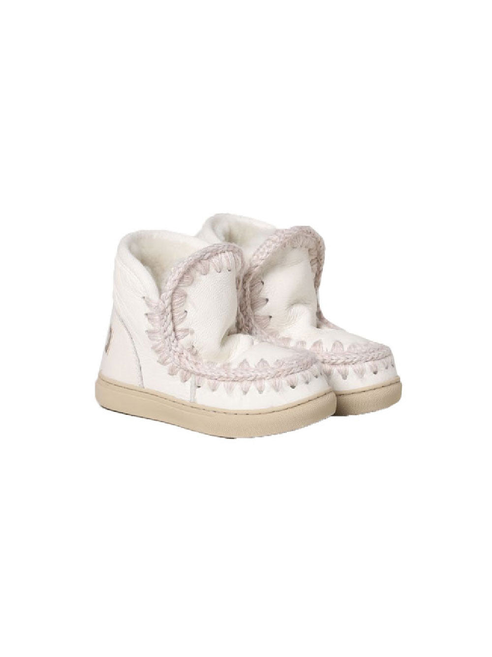 Mou Boots Eskimo Sneaker Kid Waxi White