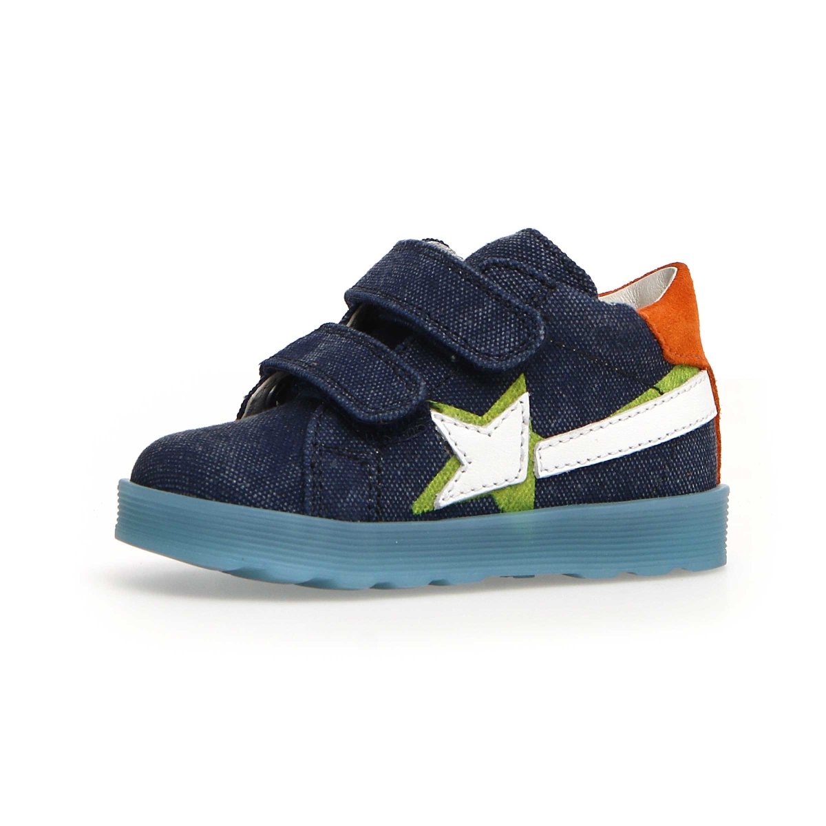 Naturino Hananai Denim/White Toddler Shoes (Sizes 22-26)