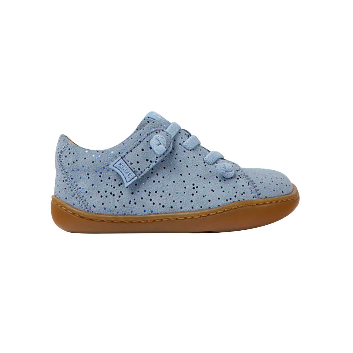 Naturino Peu Cami Blue Sparkle Toddler Shoes (Sizes 21-24)