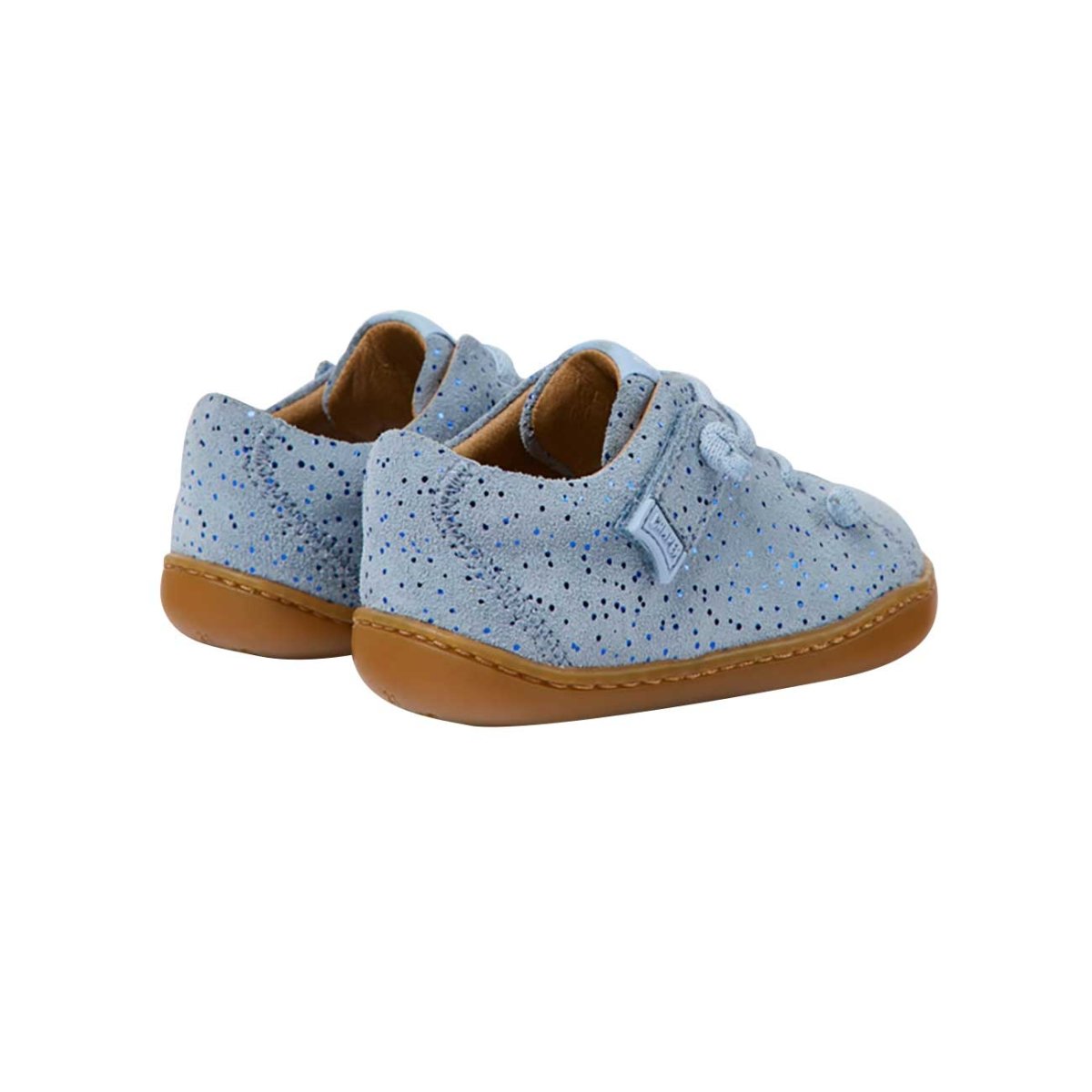 Naturino Peu Cami Blue Sparkle Toddler Shoes (Sizes 21-24)