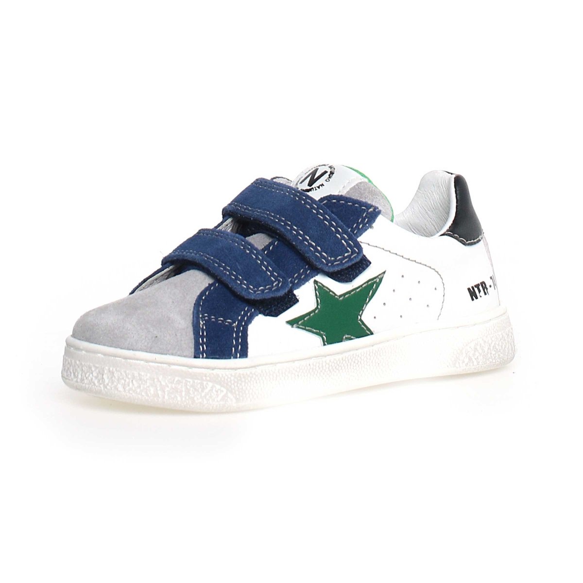 Naturino Pinn White/Green/Blue Kids Shoes Size 27-32