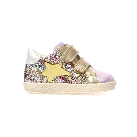 Naturino Toddler Alnoite High Multi Glitter Shoes (Sizes 21-26)