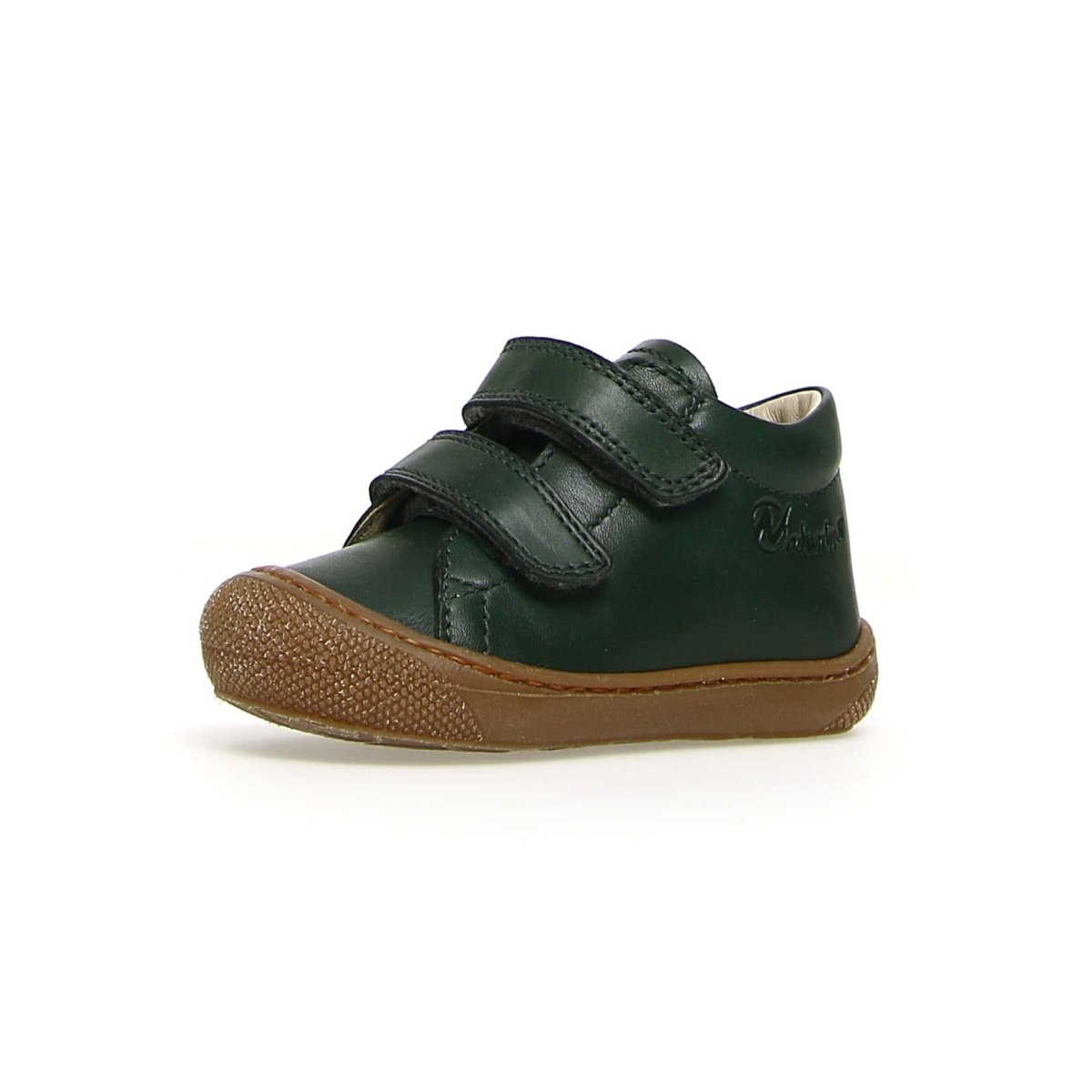 Naturino Toddler Green Bottle Leather Shoe, Sizes 19-23