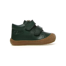 Naturino Toddler Green Bottle Leather Shoe, Sizes 19-23