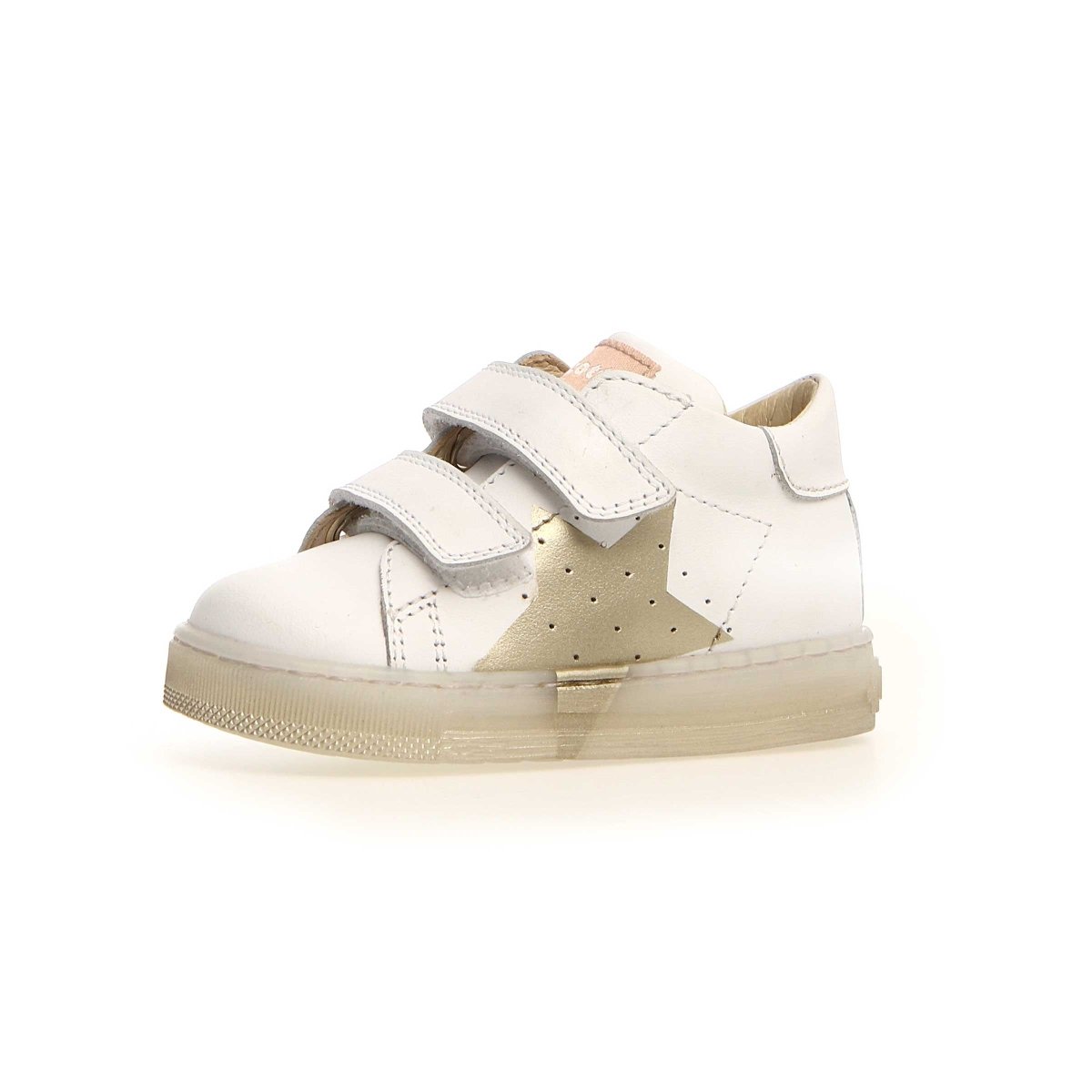 Naturino Toddler Shoes, Sizes 22-26, Falcotto Venus White/Platinum Star.