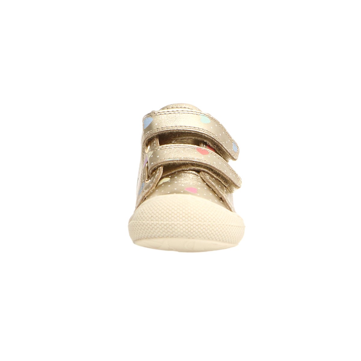 Naturino Toddler's Gold Heart Velcro Shoes (Sizes 19-22)