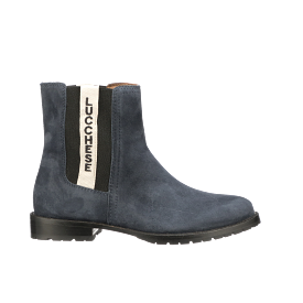 Navy Suede Garden Boot