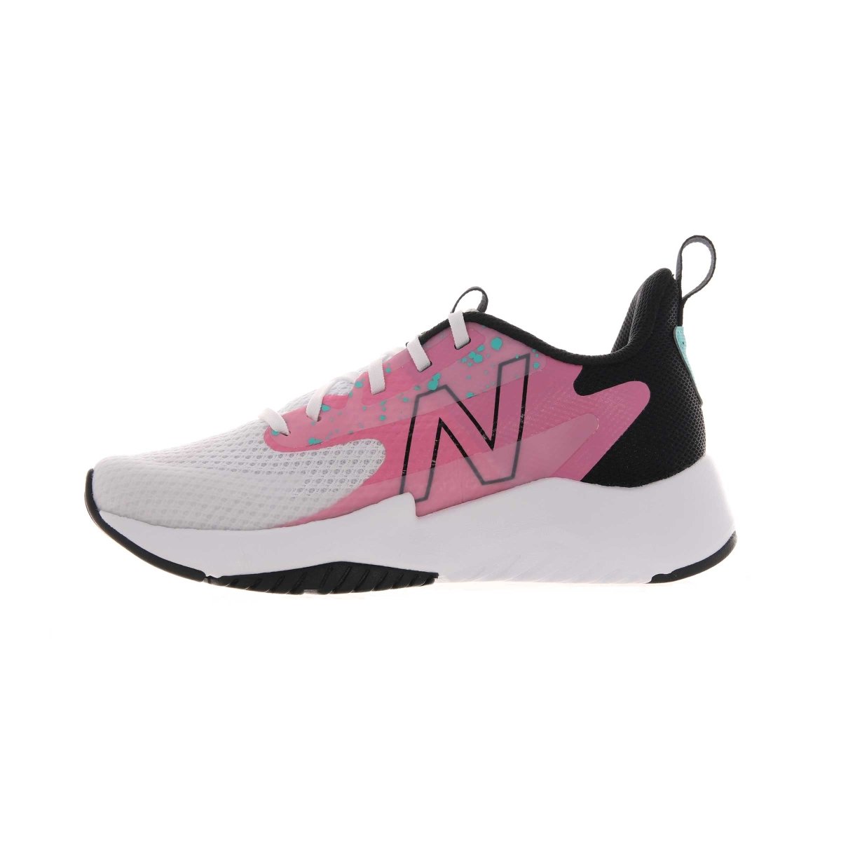 New Balance GS (Grade School) Rave Run v2 White Pink sneakers