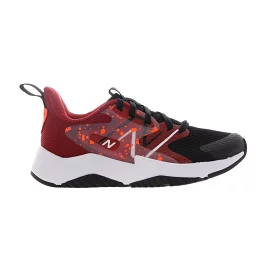 New Balance GS Rave Run v2 Black Red Orange