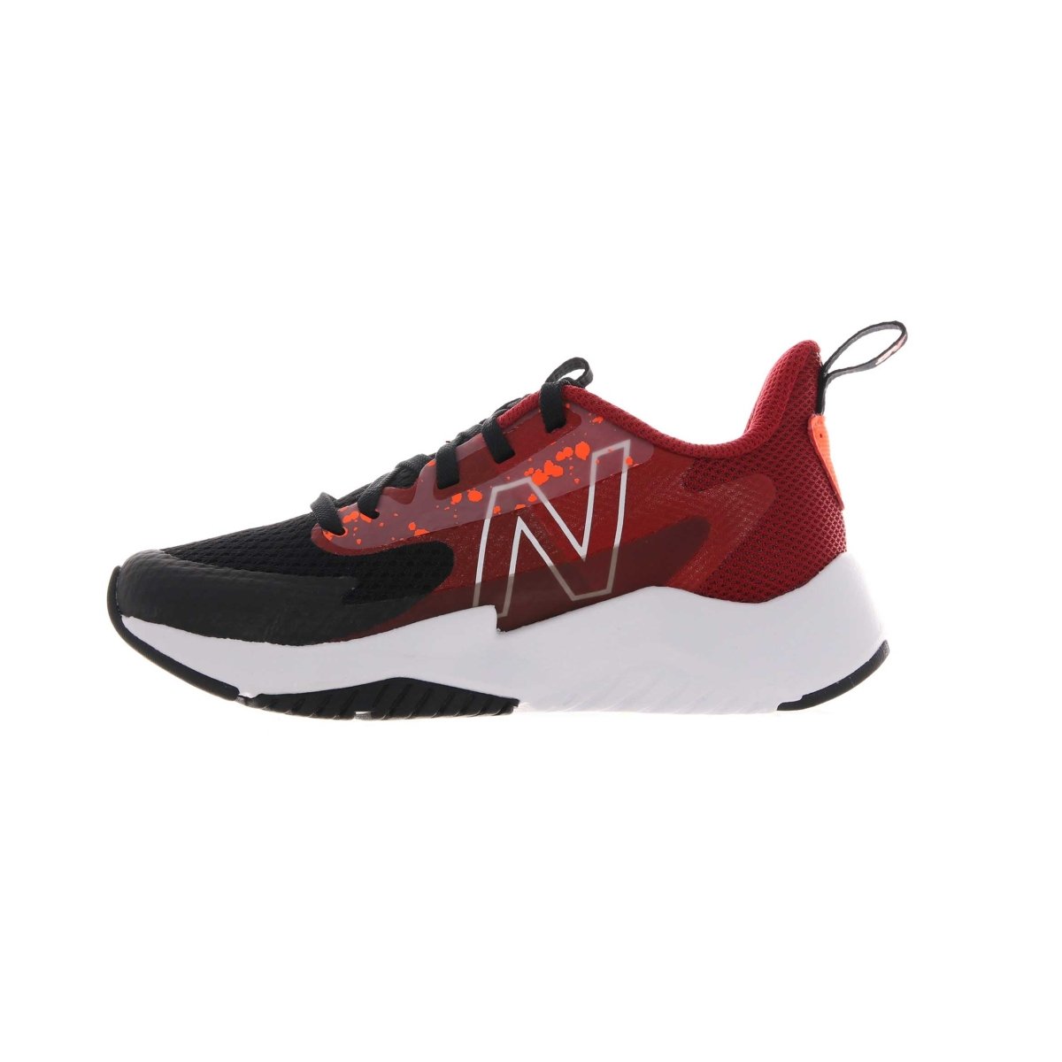 New Balance GS Rave Run v2 Black Red Orange