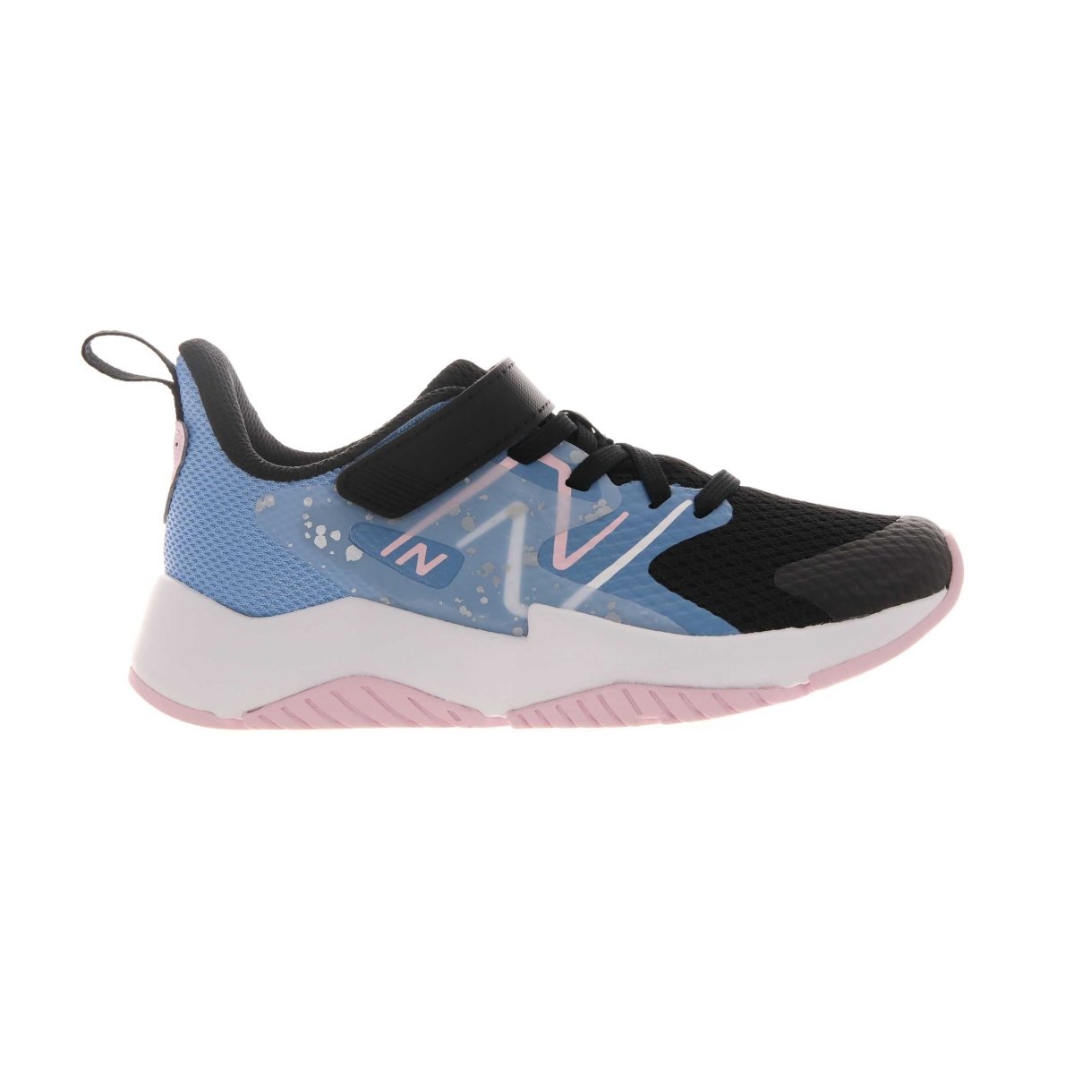 New Balance Preschool Rave Run v2 Bungee Lace with Hook-and-Loop Top Strap Black/Blue