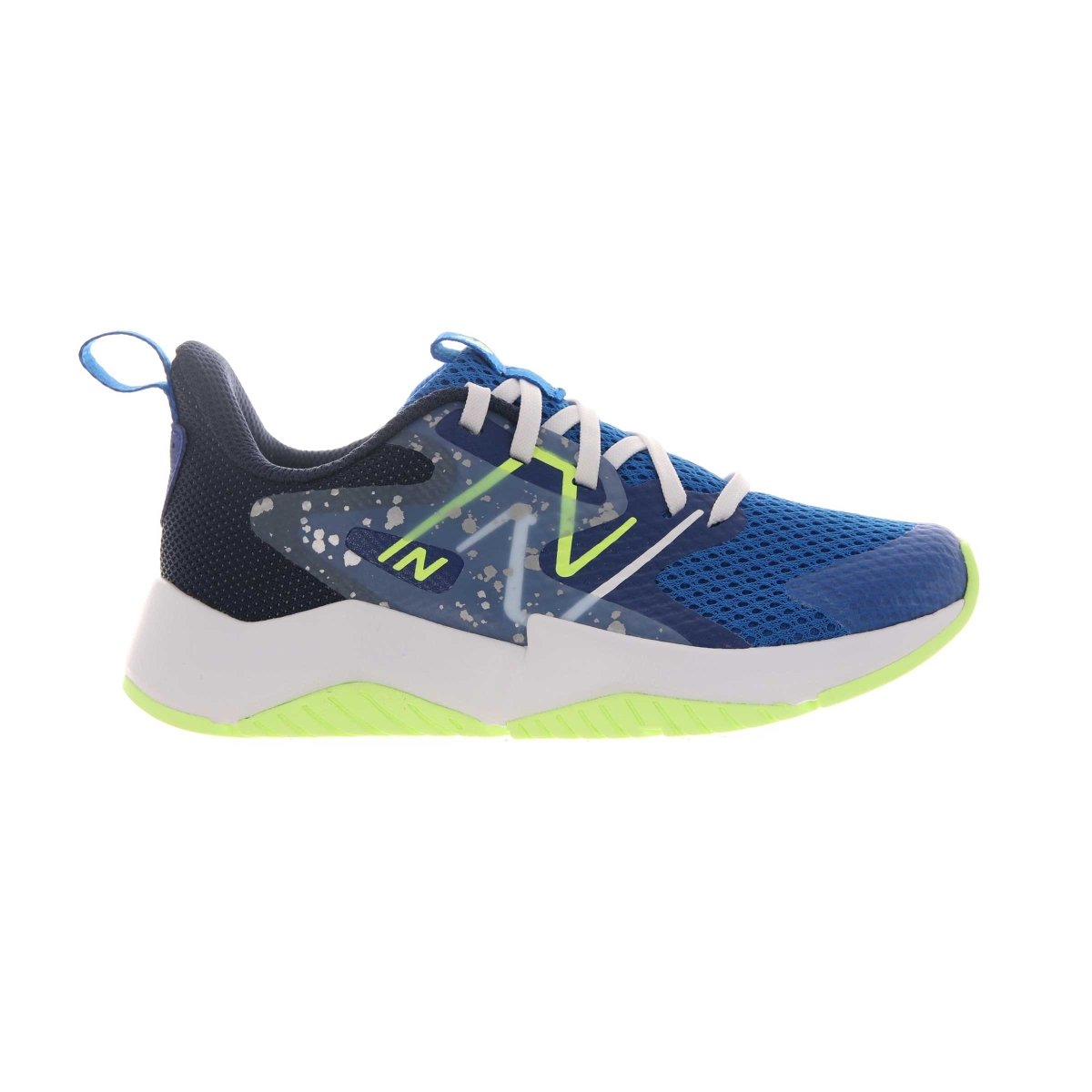 New Balance Preschool Rave Run v2 Shoe - Royal/Lime