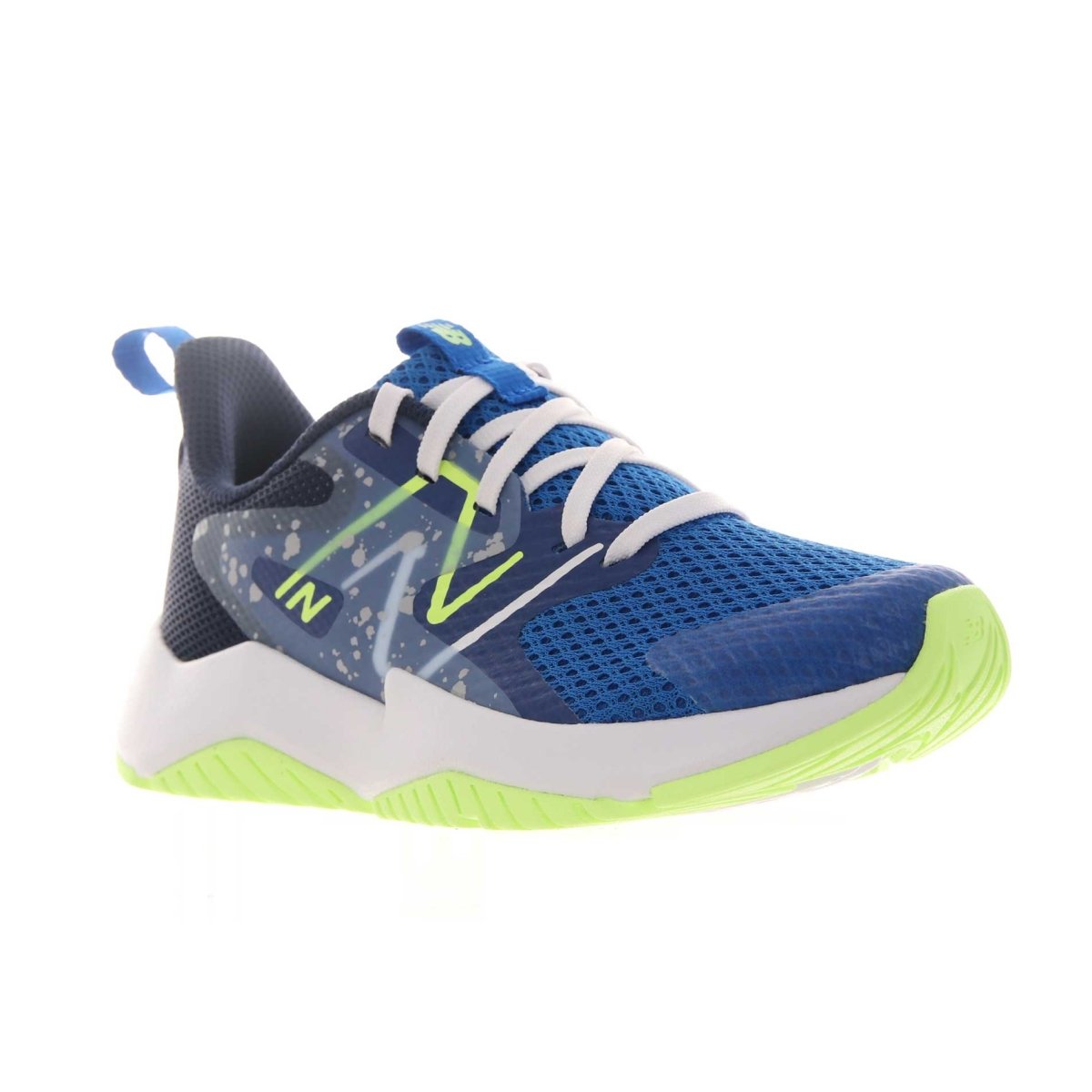 New Balance Preschool Rave Run v2 Shoe - Royal/Lime