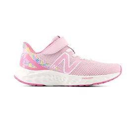 New Balance preschool shoes, Fresh Foam Arishi V4 in Raspberry/Pink.