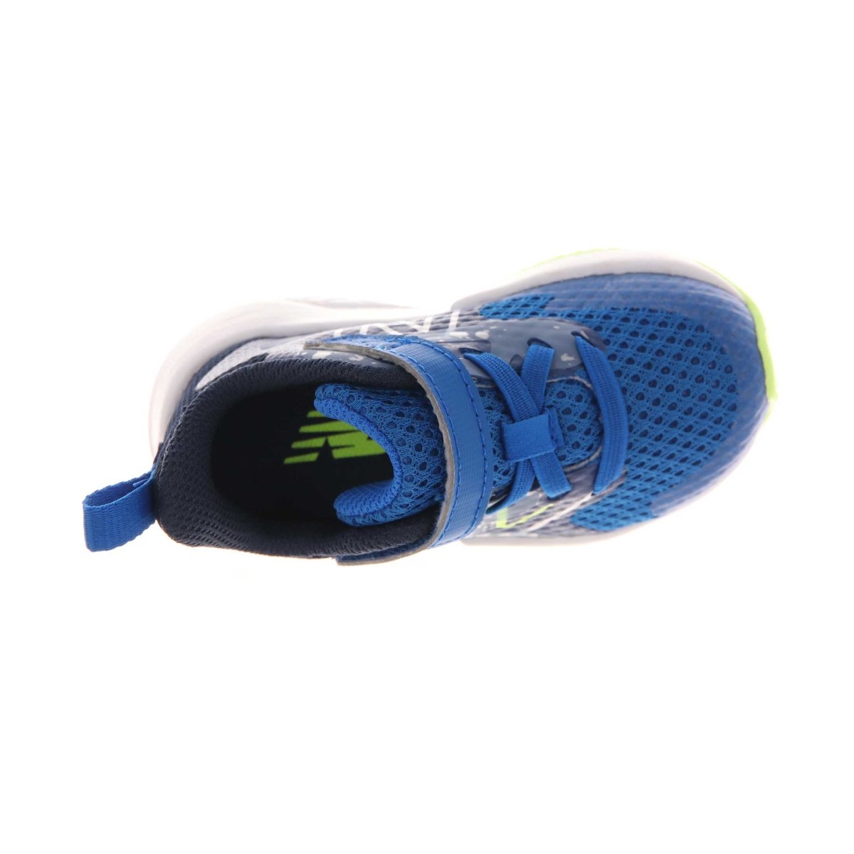 New Balance PS Rave Run v2 Bungee Lace with Hook-and-Loop Top Strap - Royal/Lime