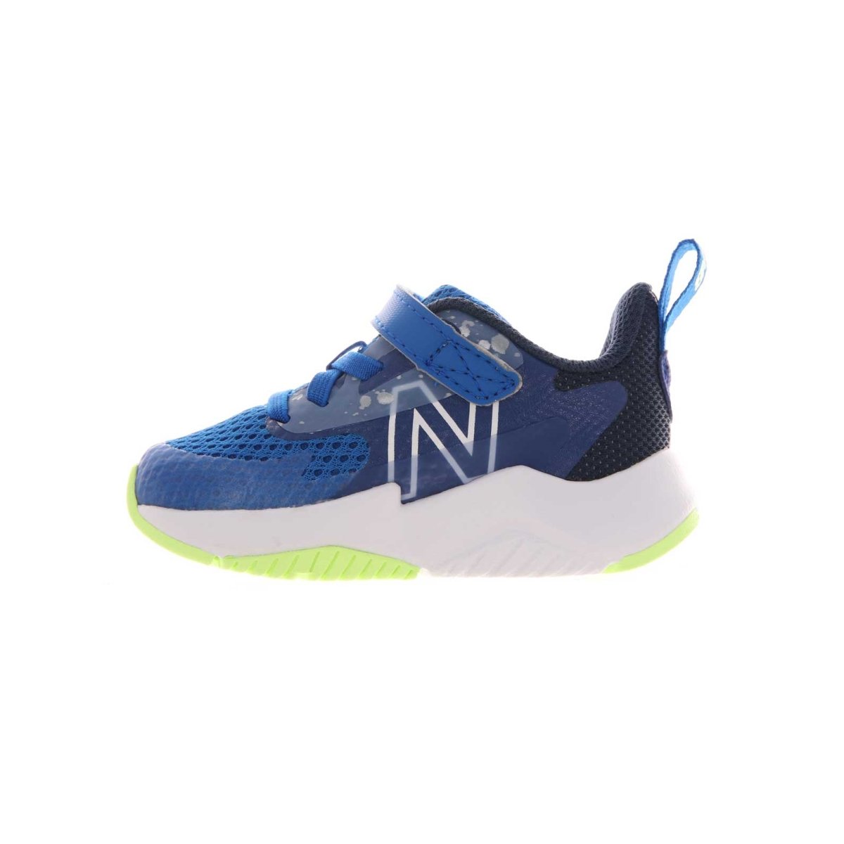 New Balance Rave Run V2 Toddler's Shoes: Royal, Lime, White Velcro