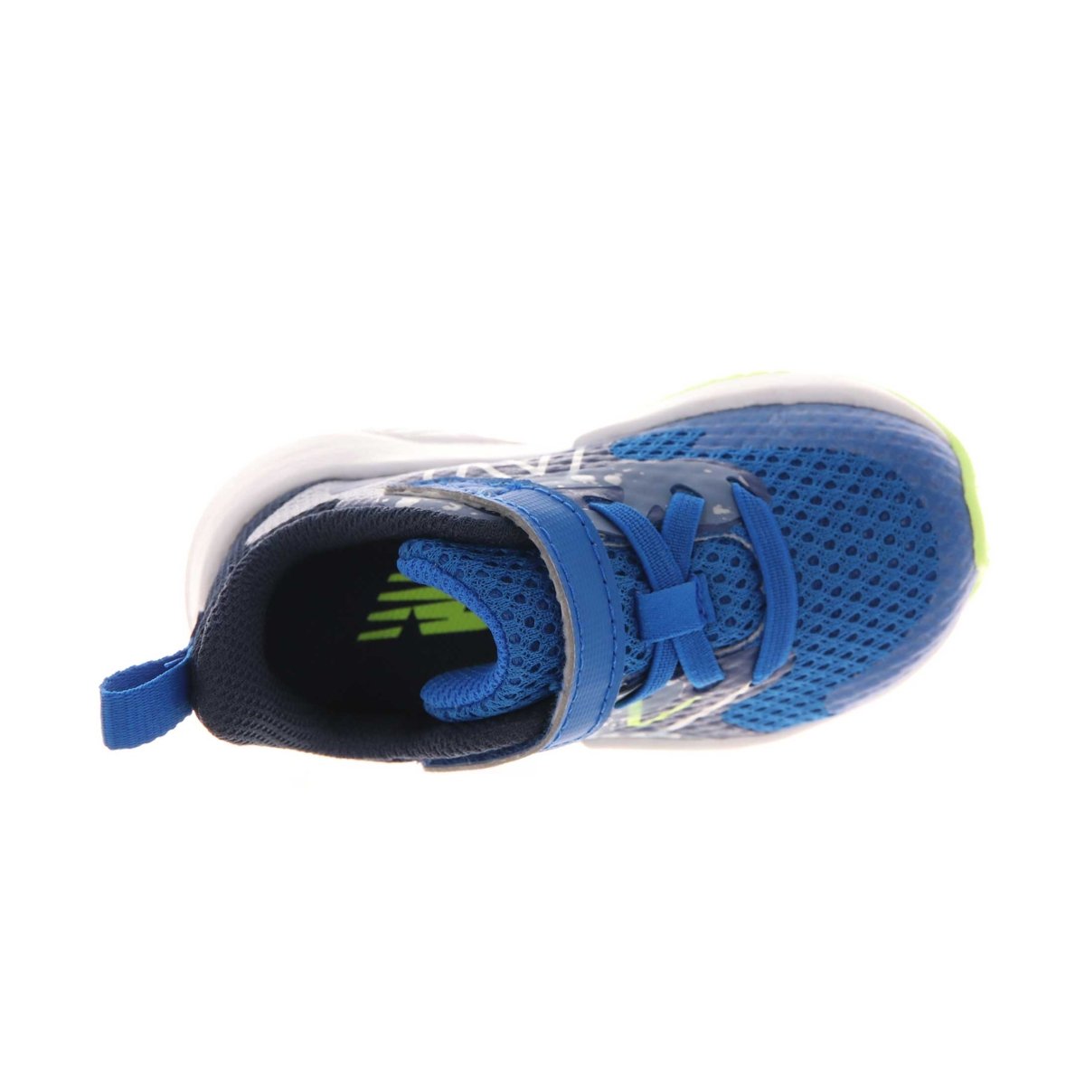 New Balance Rave Run V2 Toddler's Shoes: Royal, Lime, White Velcro