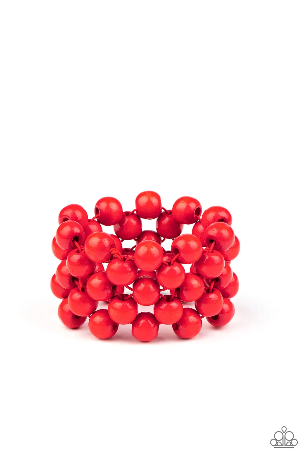 Paparazzi Accessories Tiki Tropicana Red Bracelet