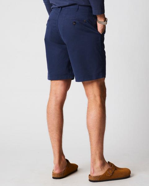 Pima Cotton Chino Shorts - Dress Blues