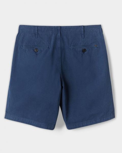 Pima Cotton Chino Shorts - Dress Blues