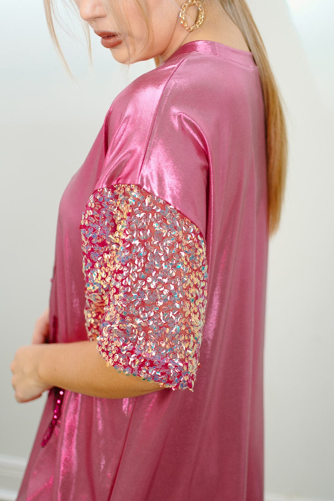 Pink Sequin Dress - Birthday