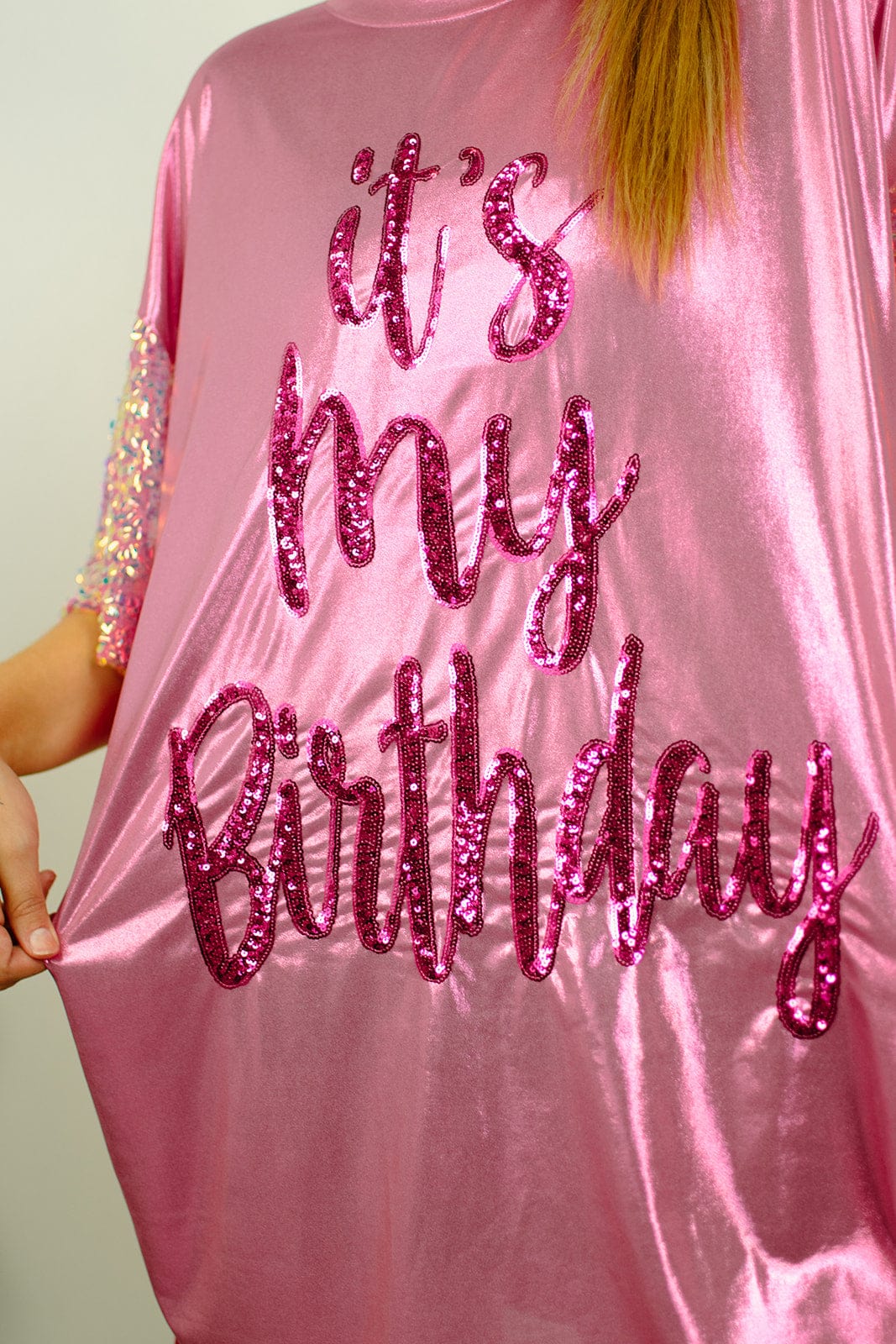 Pink Sequin Dress - Birthday